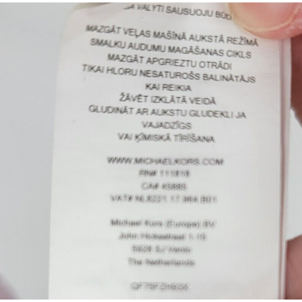 MICHAEL Michael Kors Women's Medium Floral Top Long Bell Sleeve Semi Sheer - Picture 7 of 7